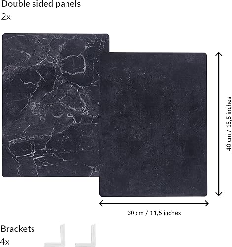 Miniatura 5 de Paquete de 2 tableros de fondo de fotos  Fondo de fotografía realista  Fondo de fotografía de alimentos  Superficies de réplica  Fondos de