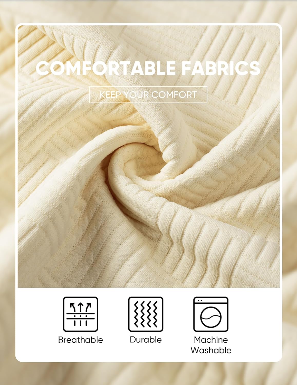 JMIERR Men's Casual Textured Knit Polo Shirt Short Sleeve Stretch Golf T Shirt - Image 7