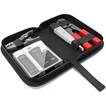 csl - network cable tester for rj45- rj11 cable - patch cable tester cable tester - lan network cable tester - two different speeds - selector switch on off - black