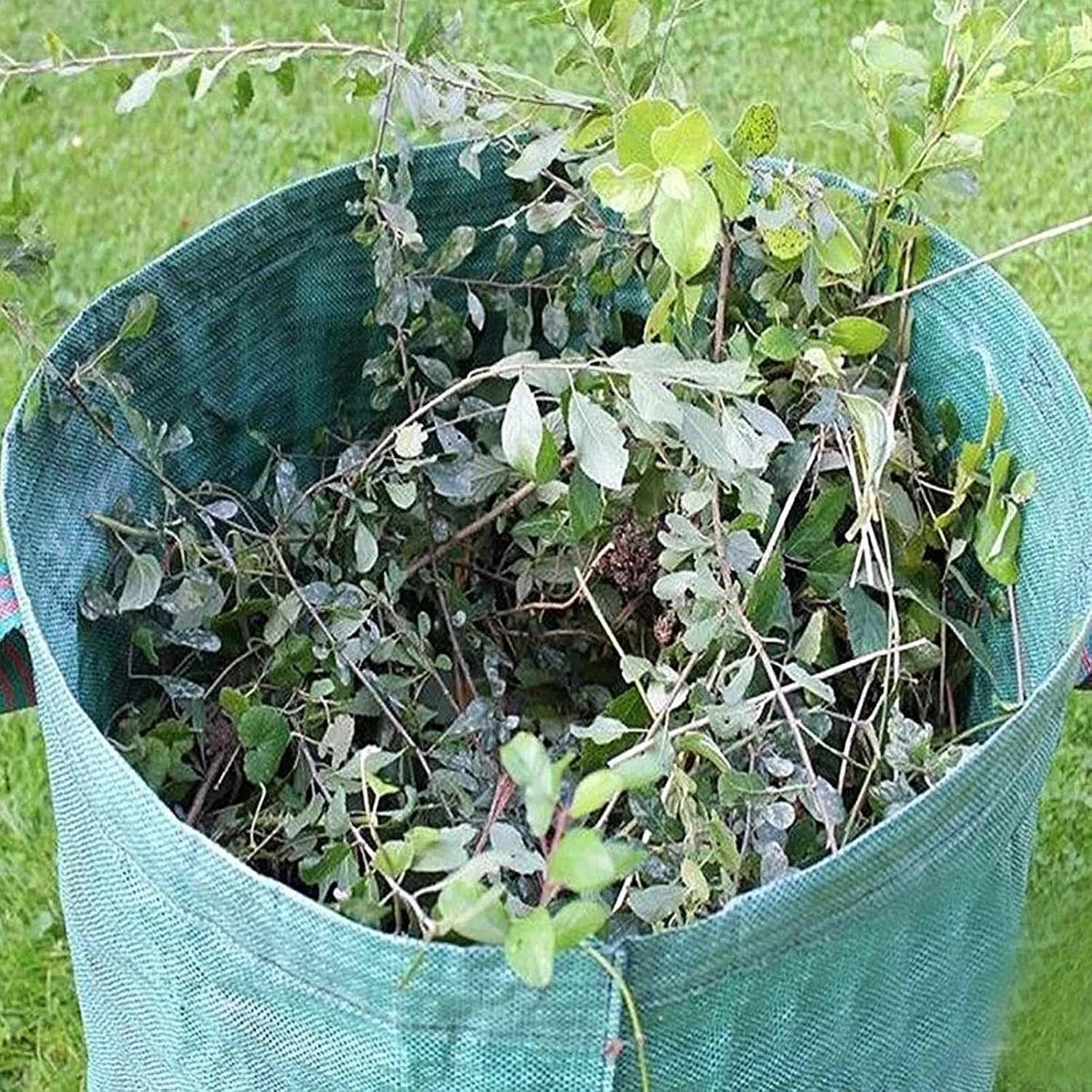 4-Pack Garden Waste Bags 272L/72Gallon, Pop Up Yard Waste Bag Container, Collapsible Reusable Lawn Garden Leaf Bag Leaf Bin, Outdoor Tote Trash Basket/Trash Can