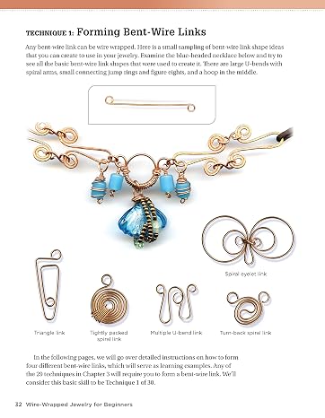 Wire-Wrapped Jewelry for Beginners: Step-by-Step Illustrated Techniques, Tools, and Inspiration (Fox Chapel Publishing) How to Make Bent-Wire Links, Decorative Loops, Coils, and More, with Lora Irish