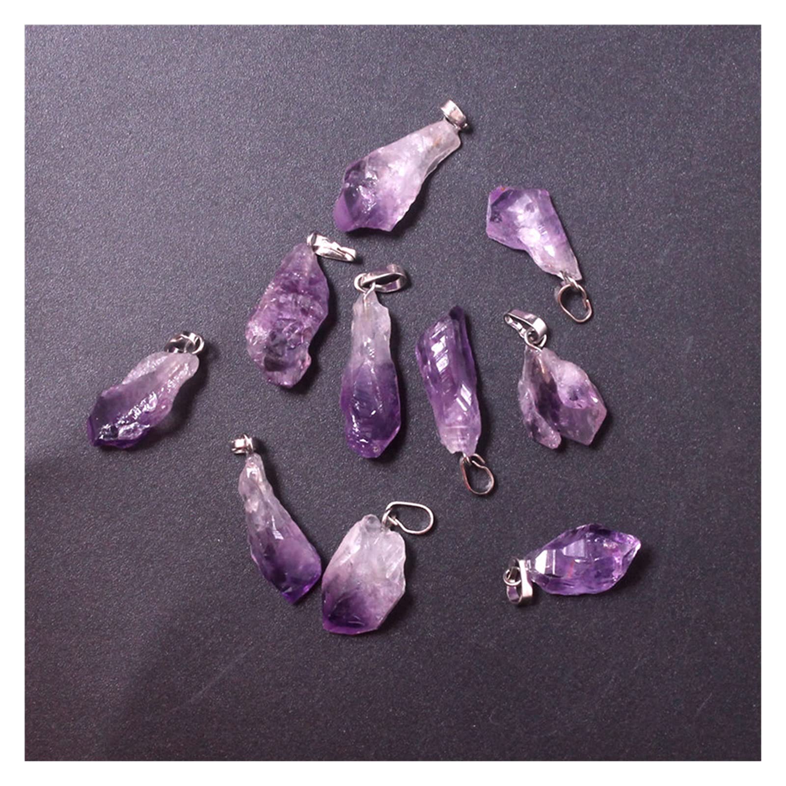 Améthystes énergétiques en quartz brut pour harmoniser le chakra violet