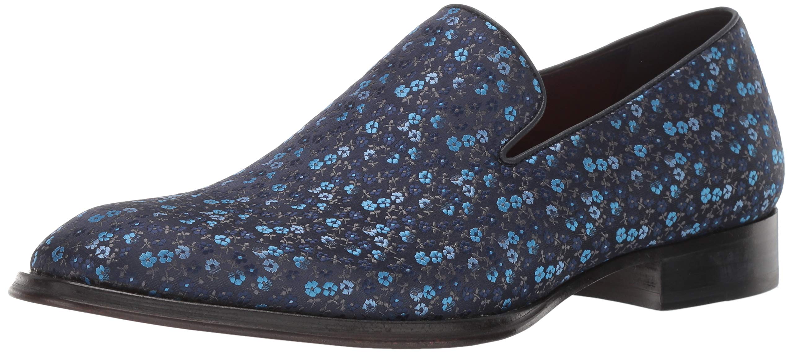 Tallia Orange Men\'s Balbi Smoking Slipper Shoe, Navy/Blue Slip On Shoes Mens Slippers Tallia Smoking Slippers Tallia Orange Men main image 3