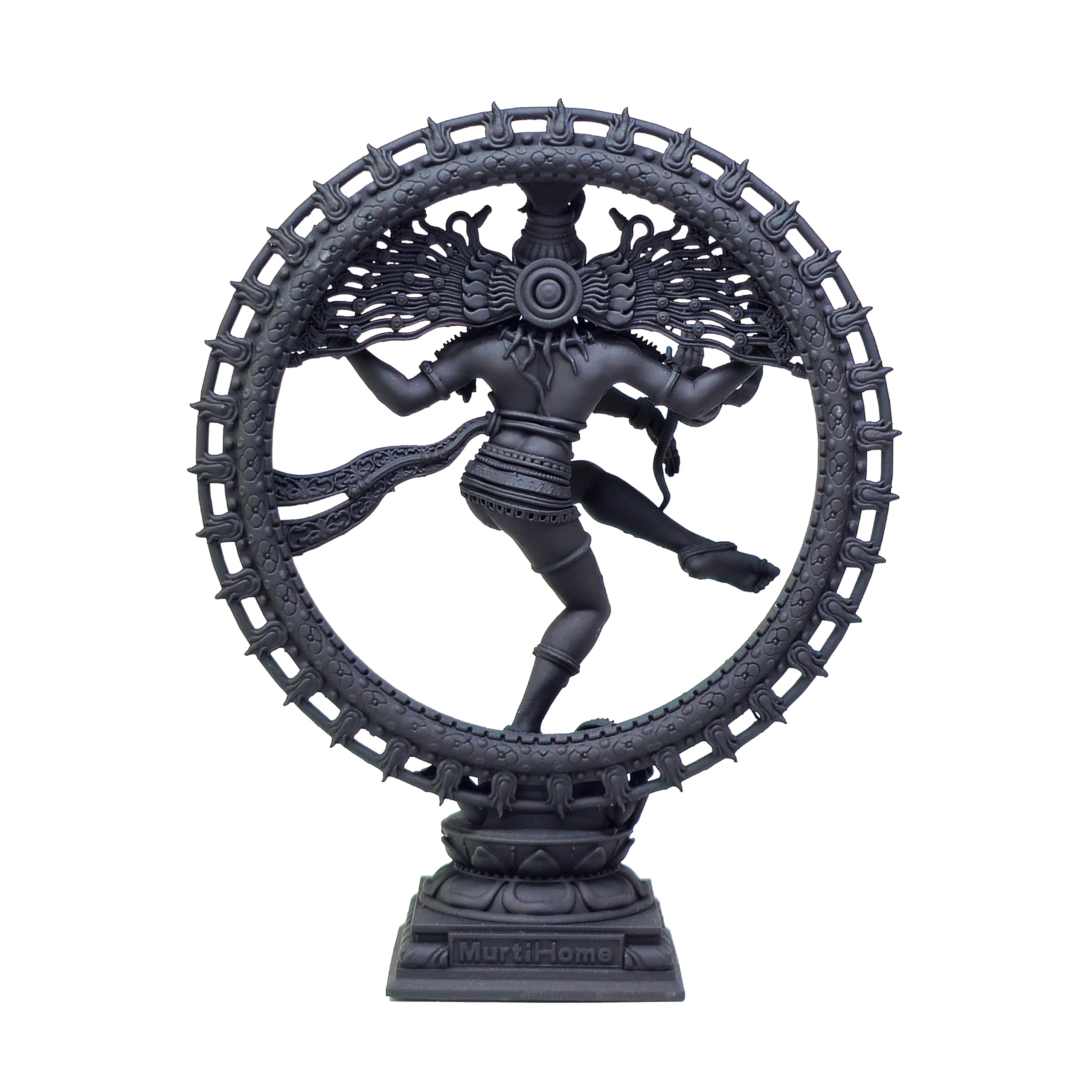 Nataraja Statue - Black UV Resin Idol -4