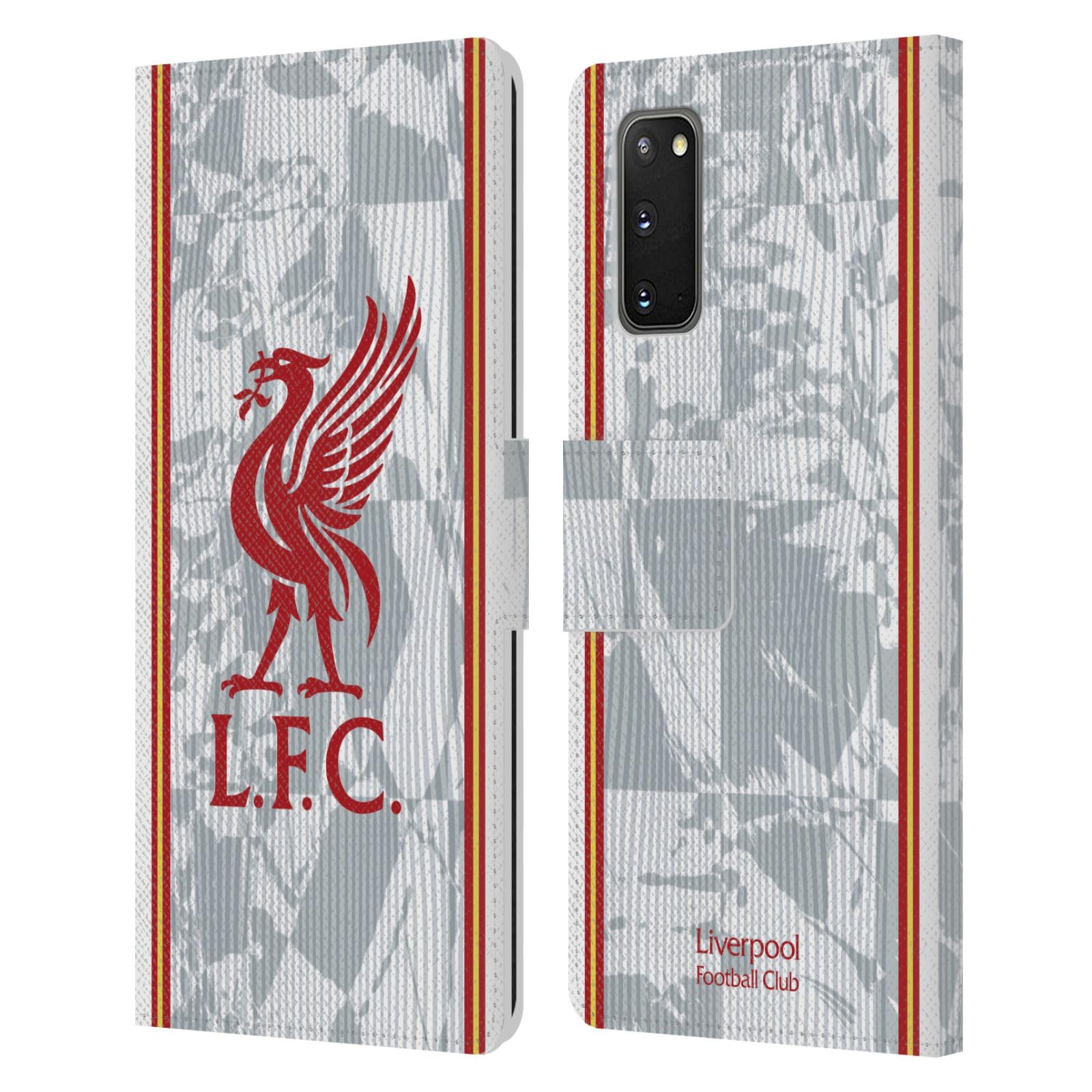 Head Case Designs Officially Licensed Liverpool Football Club Third Kit 2024/25 Leather Wallet Case Compatible With Samsung Galaxy S20 / S20 5G