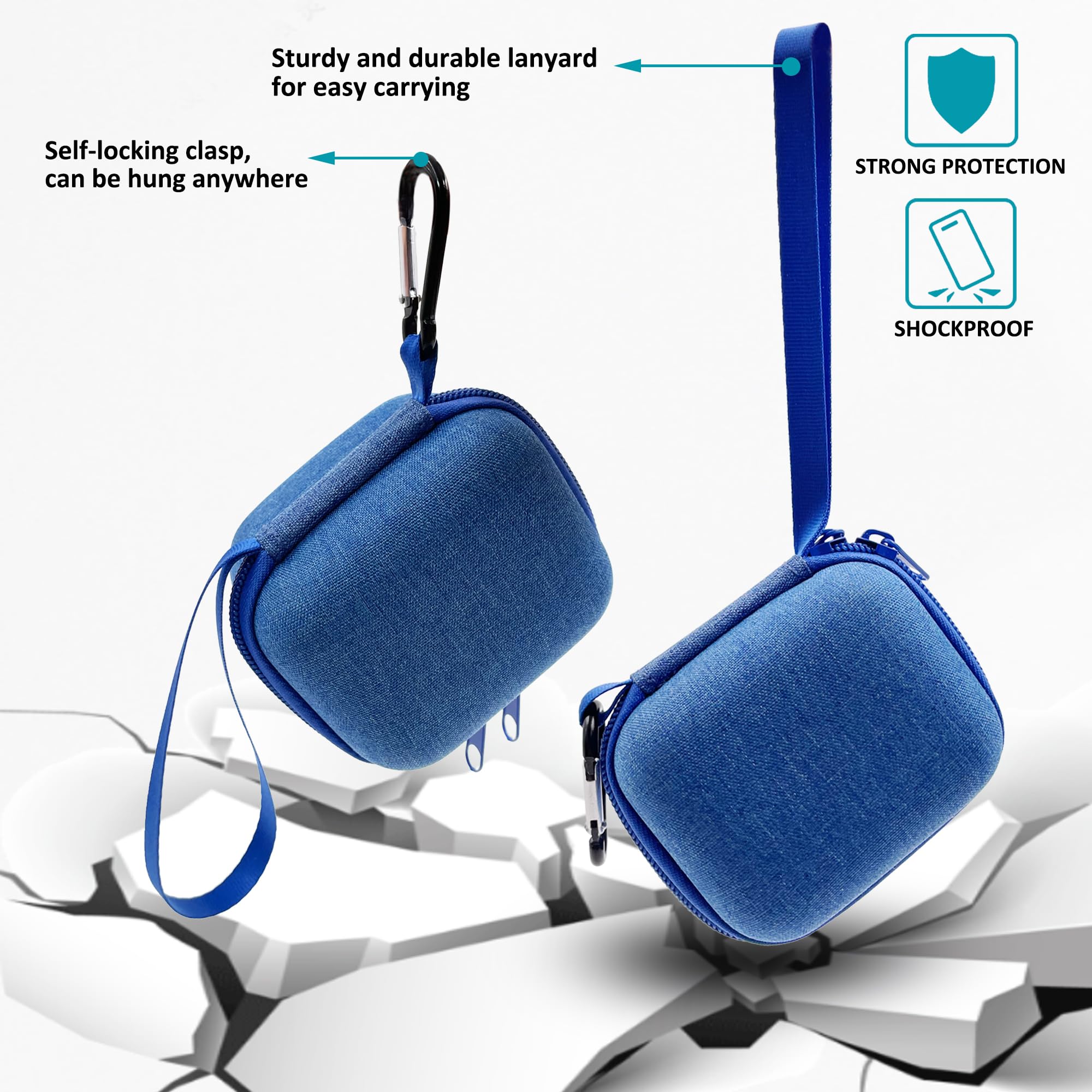 Estuche rígido de transporte y cubierta de silicona para Bitzee juguete interactivo digital mascota con 15 animales virtuales mascotas electrónicas, accesorios compatibles para Bitzee 3D juguete 6
