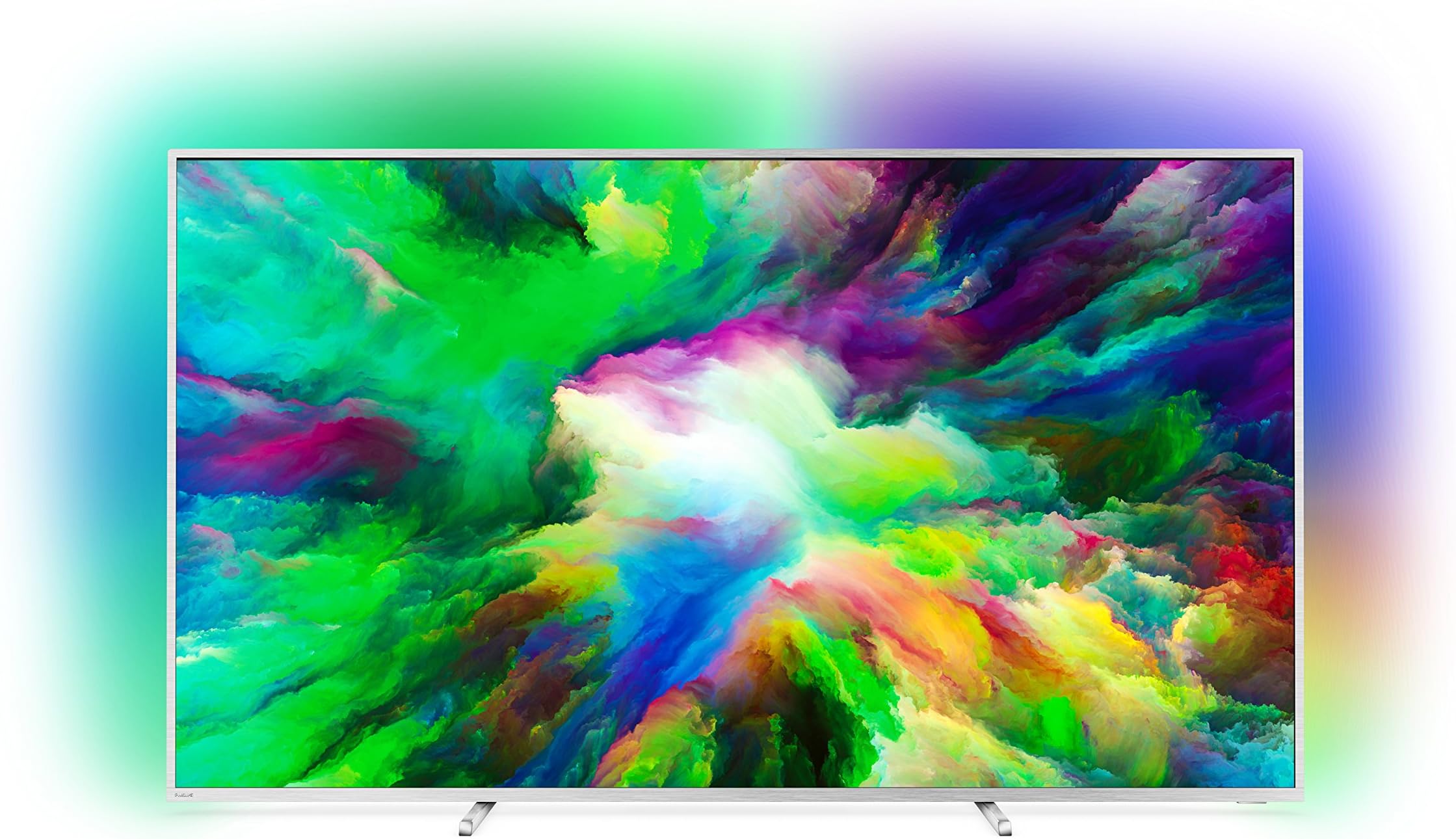 Philips 75PUS7803/12 75-Inch 4K Ultra HD Android Smart TV - Light Silver [Energy Class A+]