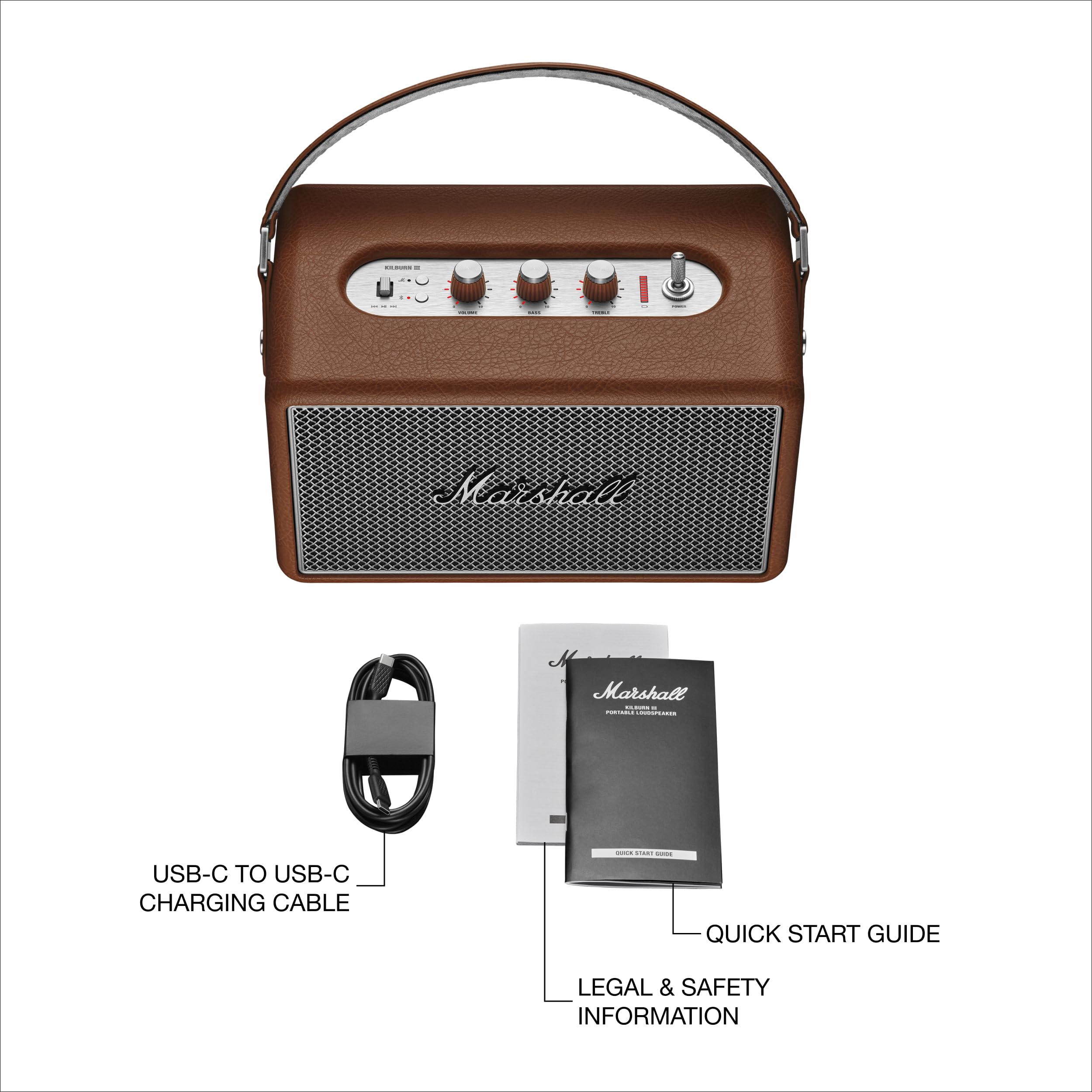 Marshall Kilburn III BT Hoparlör, Brown