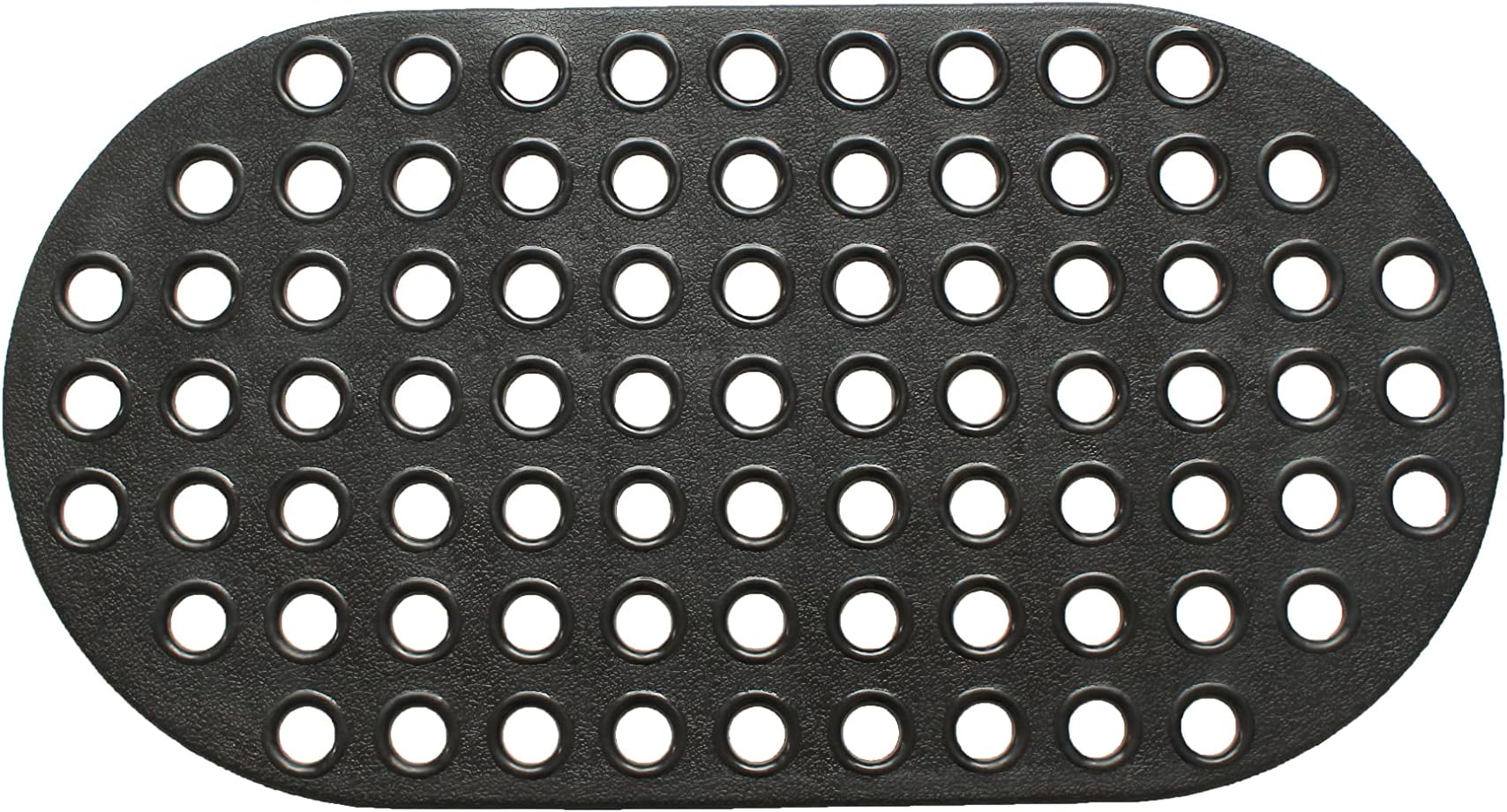 ALL PRIDE Shower Mat Non Slip Black Bathtub Mat Non Slip 29 x 15 Inch Oval Bath Mat for Tub Bathroom Elderly Kids