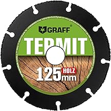 Graff Termit Flex Disc for Wood 125 mm / 115 mm, Angle Grinder Wood Cutting Disc (Wood Carving Disc) for Wood Carving and Cutting Speedcutter