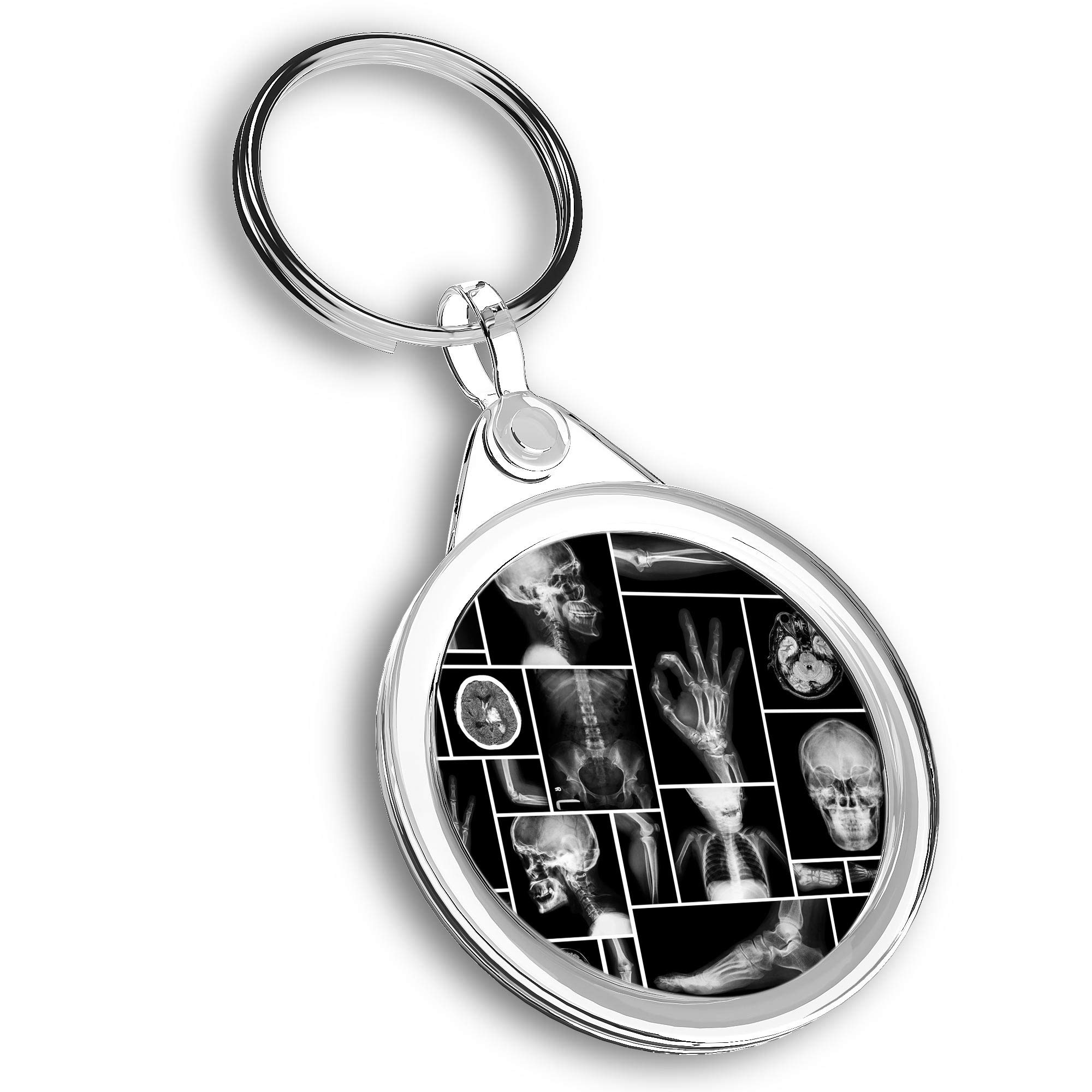 Destination Vinyl Ltd Unisex Multi 1 X Photo Keyring - X-Ray Collection Hospital Doctor |Keychain|Keyring|Charm| #42716