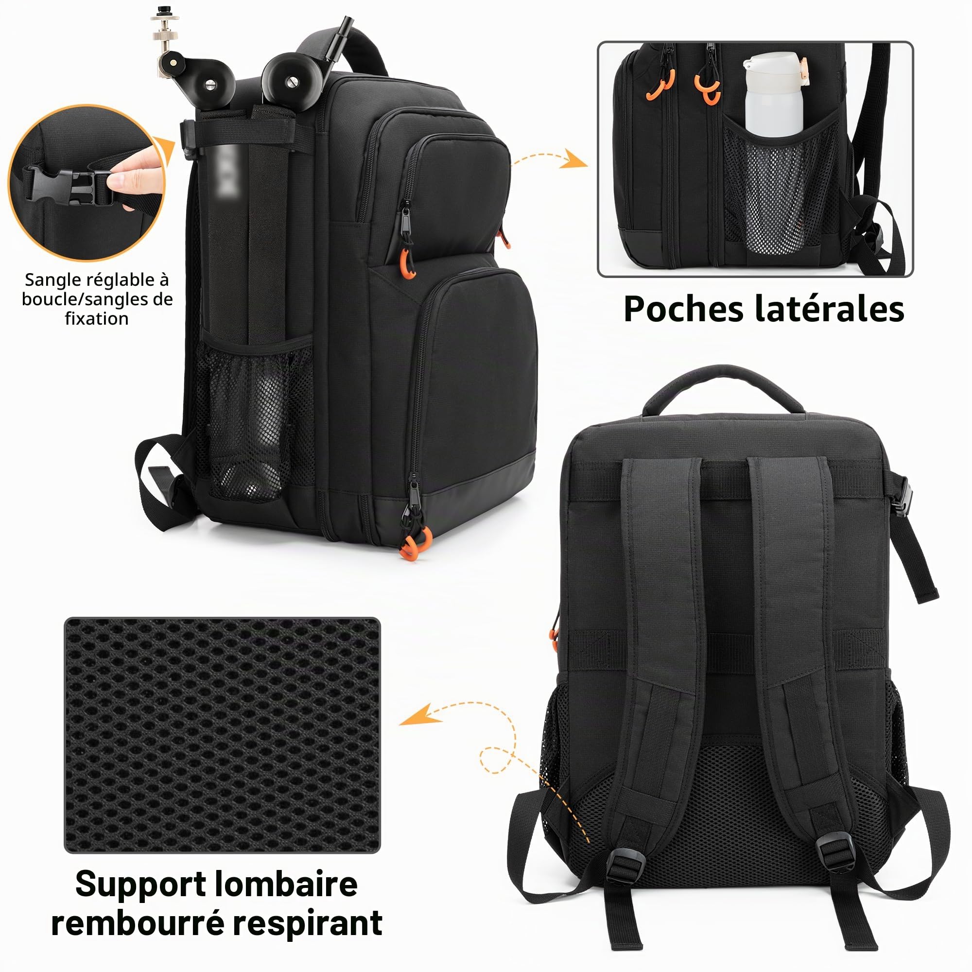PGmoon Sac de Transport pour Contrôleur DJ Compatible avec RODECaster Pro II