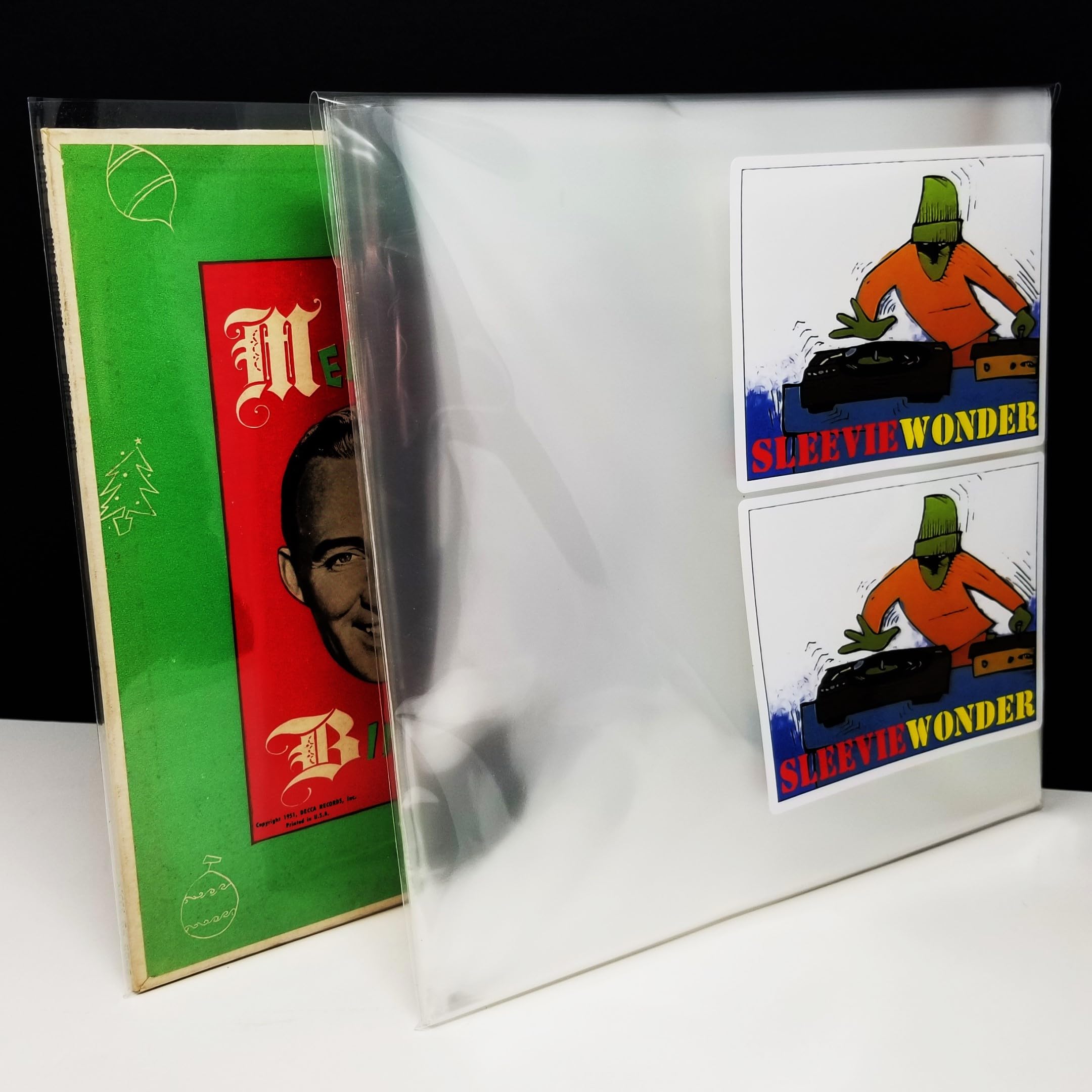 23 Plastic Sleeves - 78rpm 10" Vinyl Records - 2mil No Flap Polypropylene - Snug Fit Poly Bag Outer Covers (+1 Free Dj Sticker)-image-17