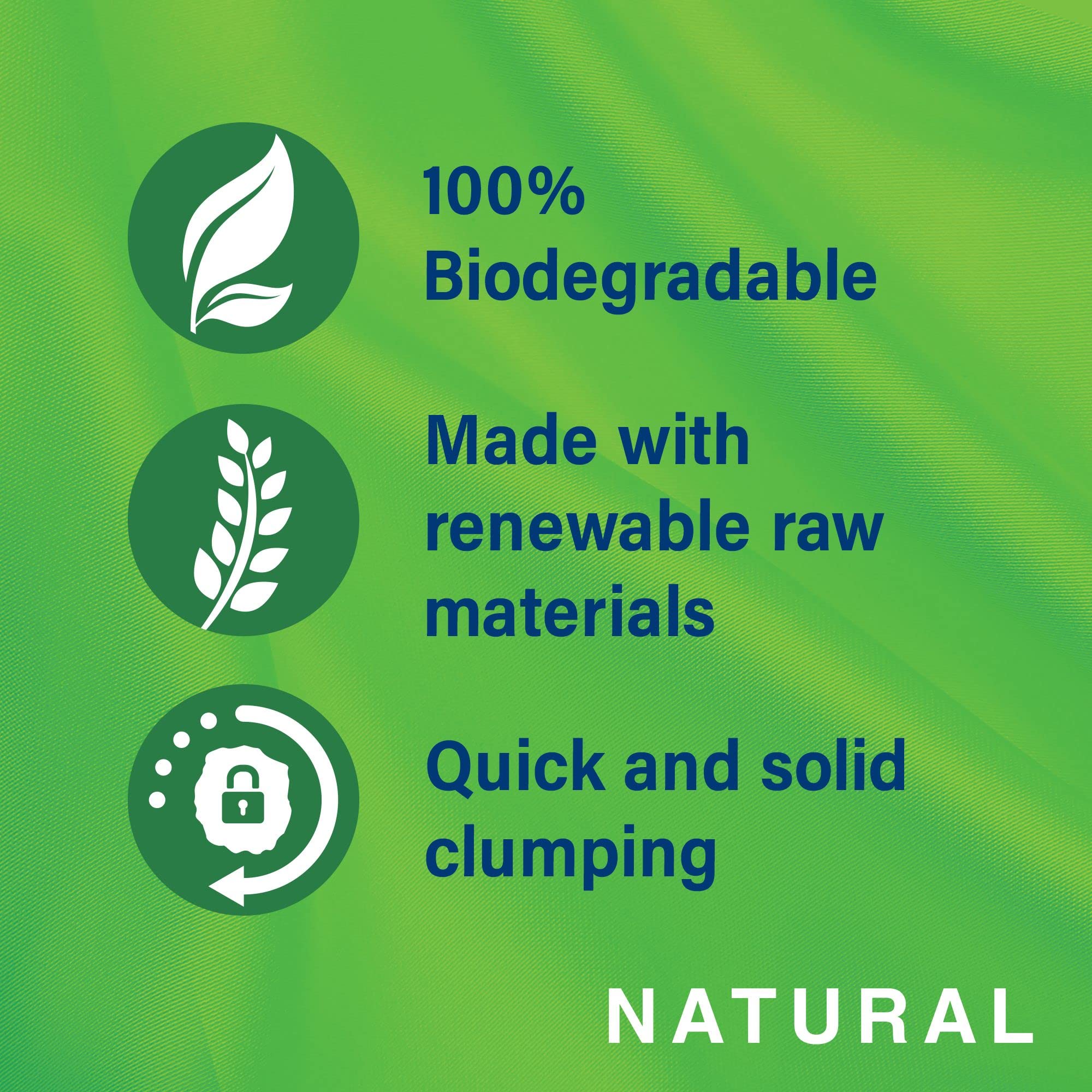 Catsan Natural Clumping Cat Litter, 100 biodegradable, extra absorbent