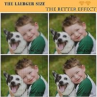 Vista 5 de Kits de pintura de diamantes personalizados para adultos con fotos, personaliza tu propia imagen, bordado de diamantes de imitación 5D personalizado