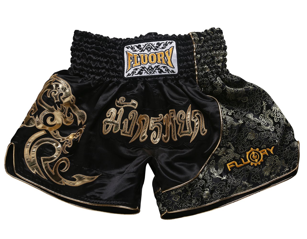 FLUORY Muay Thai Fight Shorts - MMA Training Cage Combat Grappling Martial Arts Kickboxing Clothing