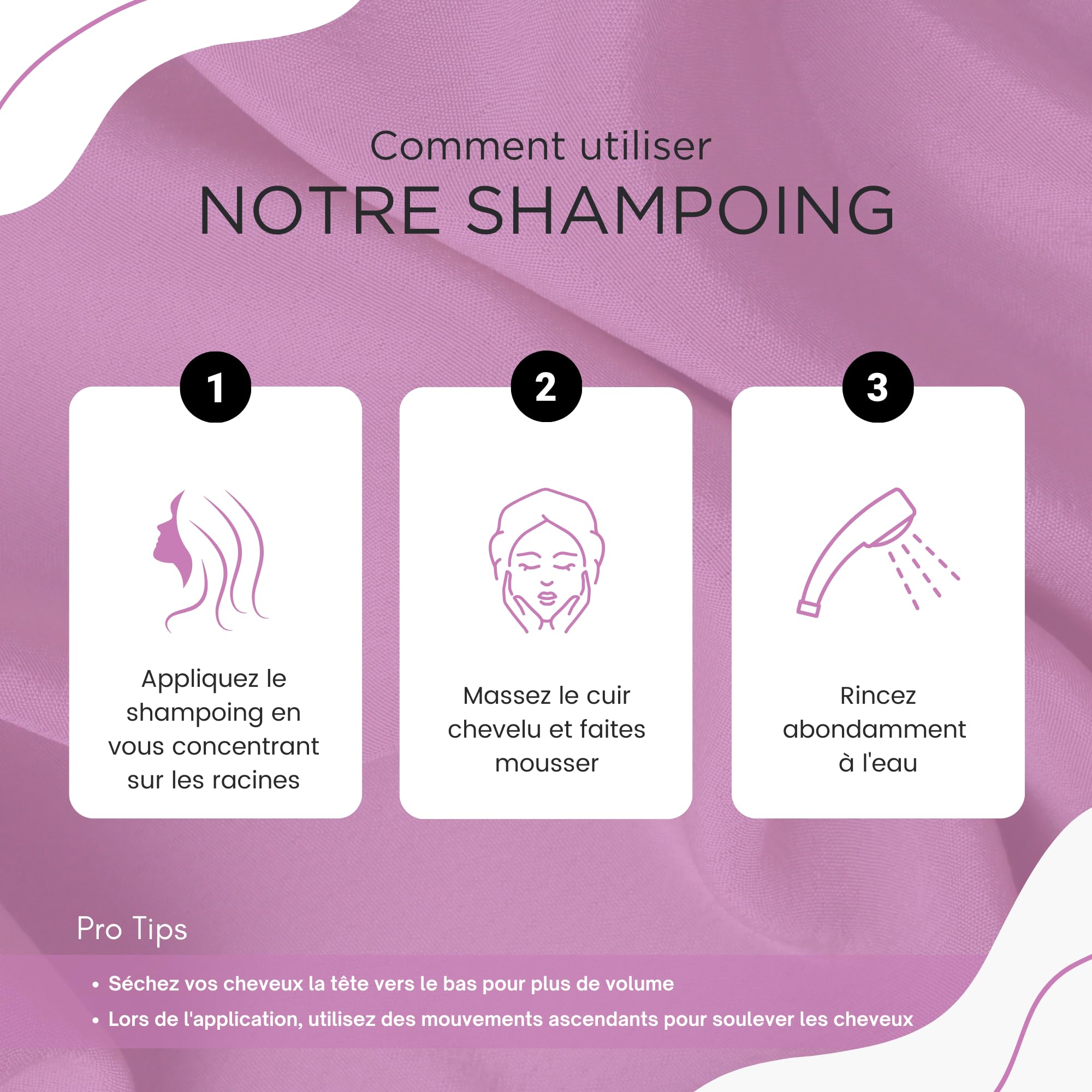 Kerargan - Shampoing Volumisant à la Biotine & Collagène - Pour Cheveux Plats, Fins, Ternes - Fortifiant, Brillant, Hydratant - Sans Sulfate, OGM, Silicone, Huile Minérale - 500ml