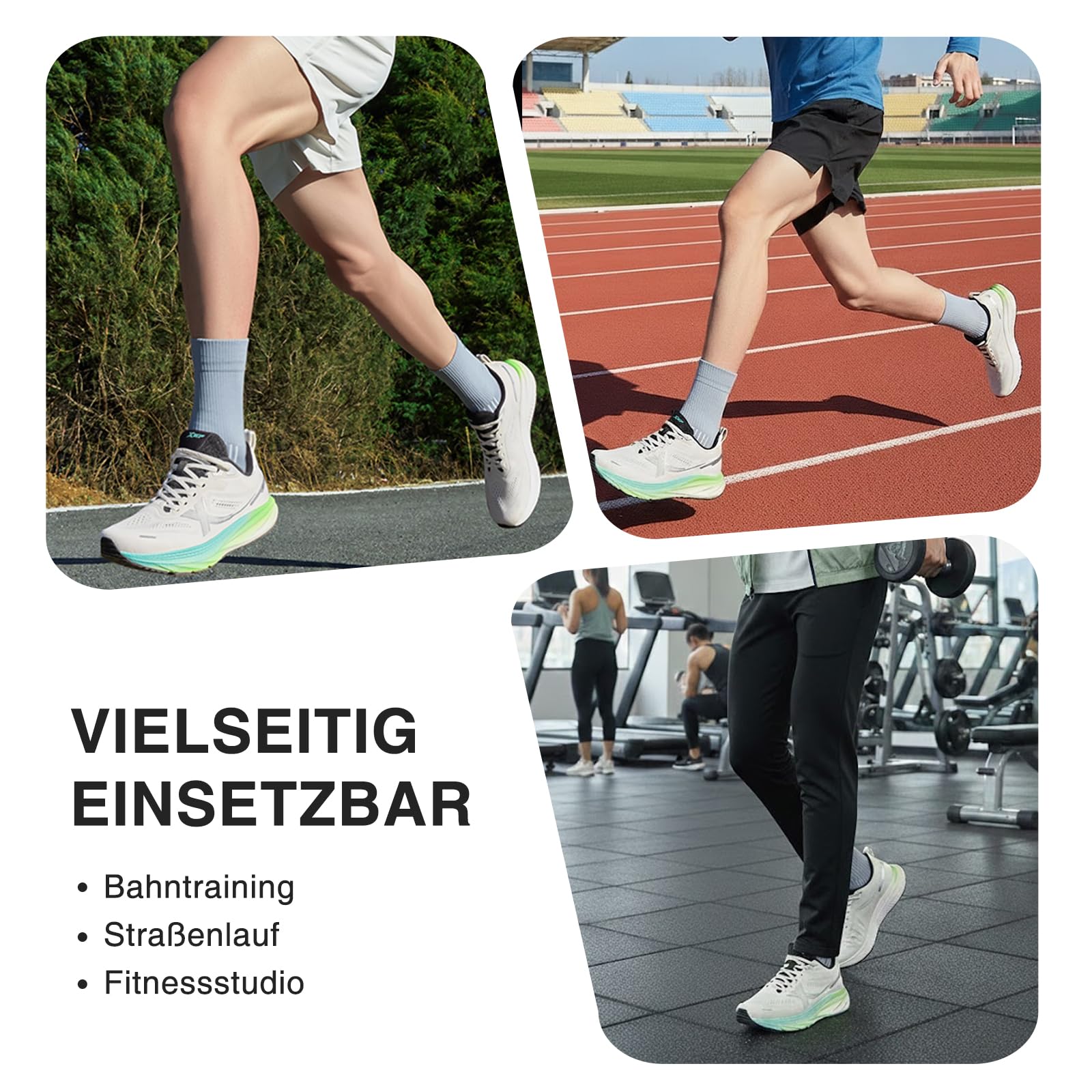 XTEP Zapatillas de correr para hombre extraanchas, zapatillas de correr para hombre, extraanchas, pies anchos, zapatos de correr, amortiguados, transpirables, fitness, gimnasio, zapatillas deportivas