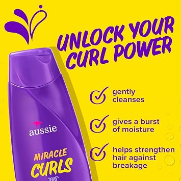 Aussie Shampoo Miracle Curls, 12.1 Ounce