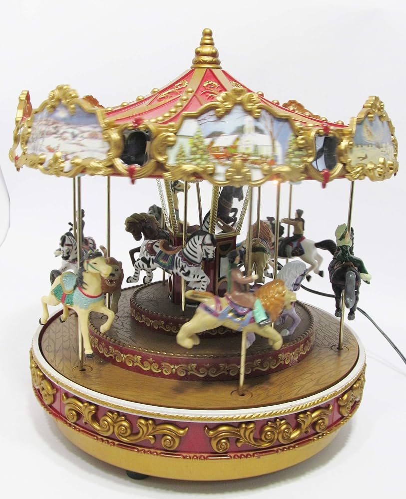 オルゴール Mr. Christmas Triple Decker Carousel Amazon.com: Mr. Christmas Triple Decker Carousel : Home