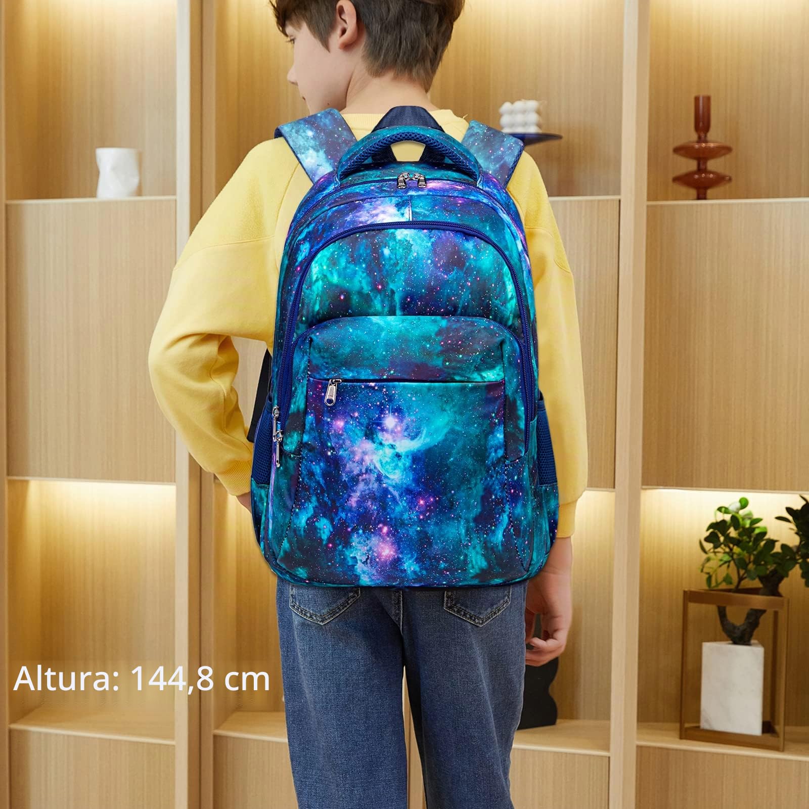 LEDAOU Mochila escolar para niños, adolescentes, niñas, mochila escolar, mochila para niños, resistente al agua, ligera, mochila escolar grande para regalos escolares