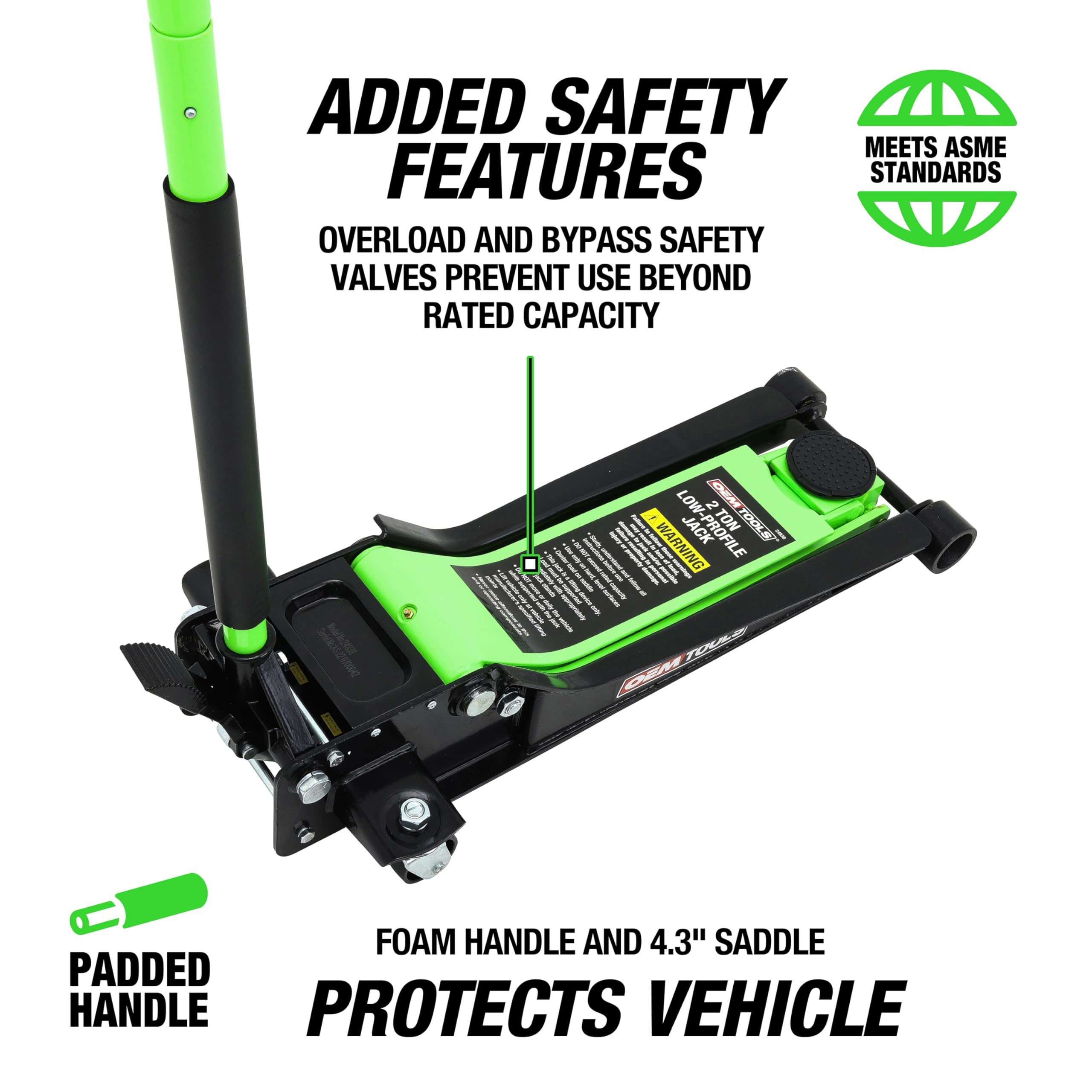 Amazon.com: OEMTOOLS 24838 2 Ton Low Profile Floor Jack - 2