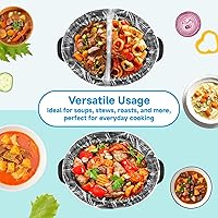 Vista 7 de Slow Cooker Liners 3-8 Quart, Cooking Bags Large Size 13"x 21", Slow Cooker Bags Disposable Oval Large For Crock Pot (20)