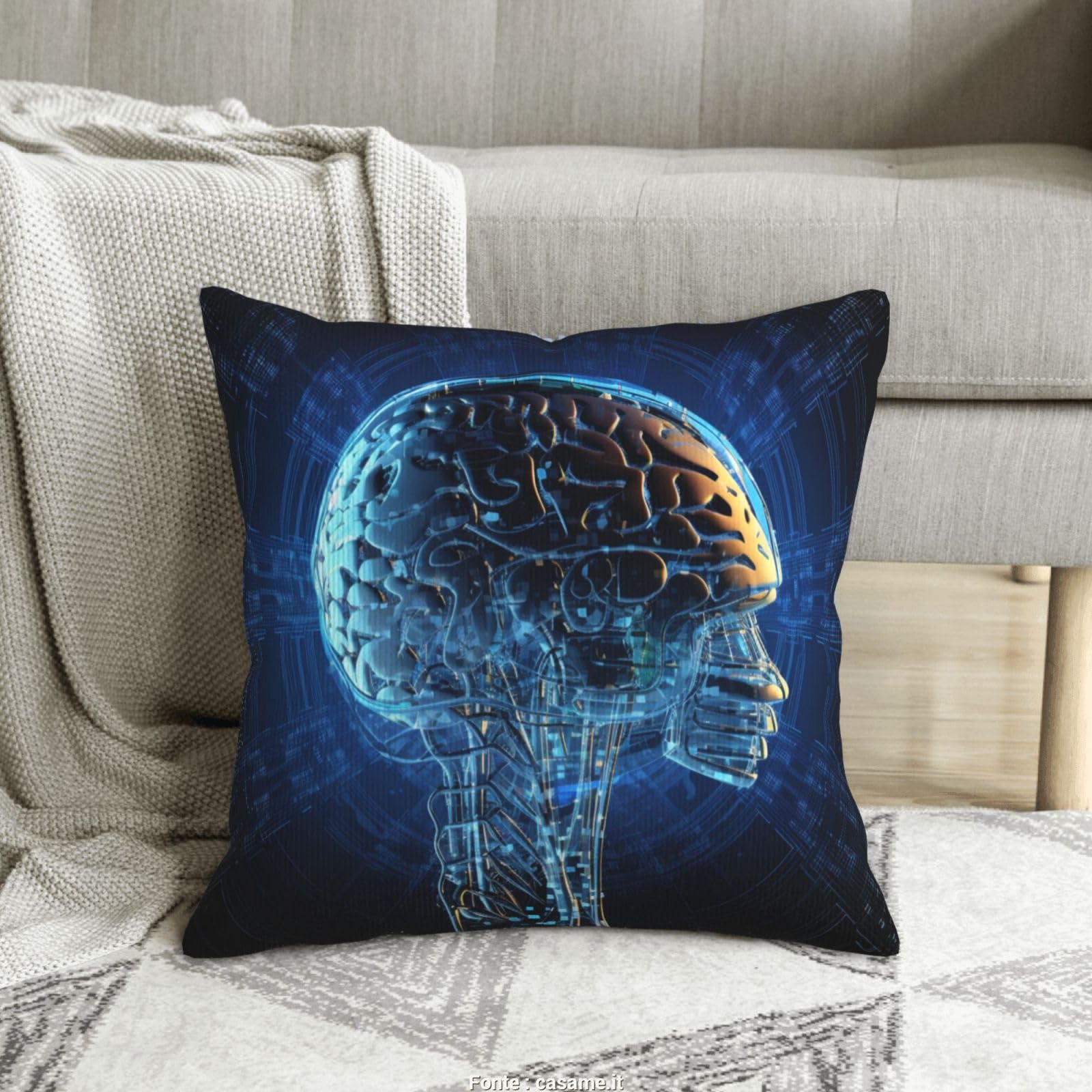 Housses de coussin en peluche pour un canapé chaleureux et cocooning au salon