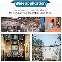 Vista 4 de Muzata Paquete de 5 pernos de ojo de 1/4" x 2" Pernos de ojo de acero inoxidable T316 con tuercas y arandelas roscados Anillo de elevación de hombro