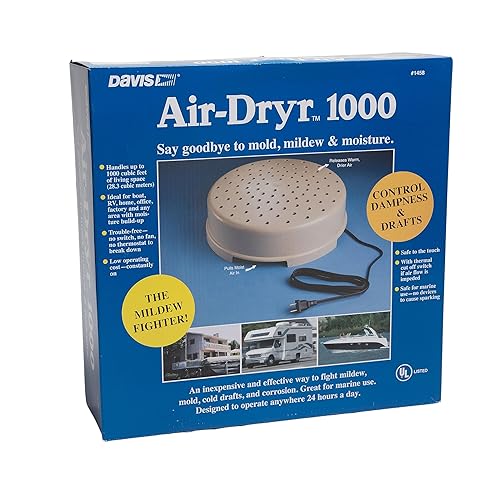 Davis Instruments Air-Dryr 1000 Dehumidifier - Quiet Room Dehumidifier for
