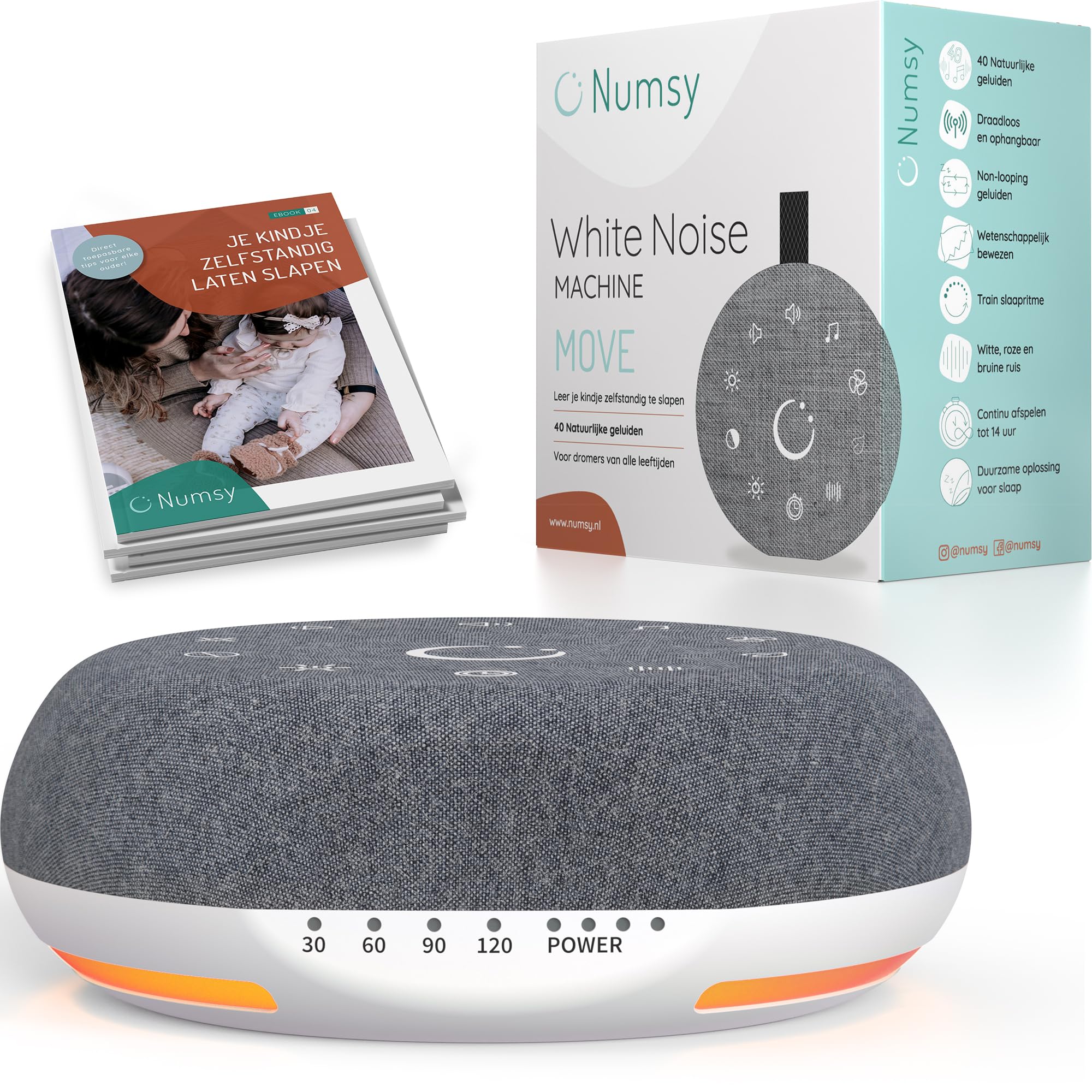 Numsy Move White Noise Machine Bambino - Macchina del rumore bianco