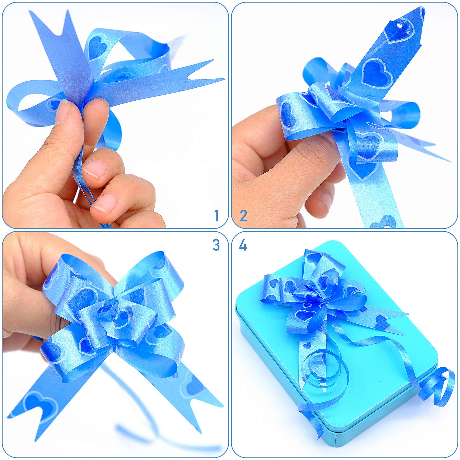 Cisolen 120 Piezas Lazos De Regalo Cinta Para Botellas De Vino Decoración