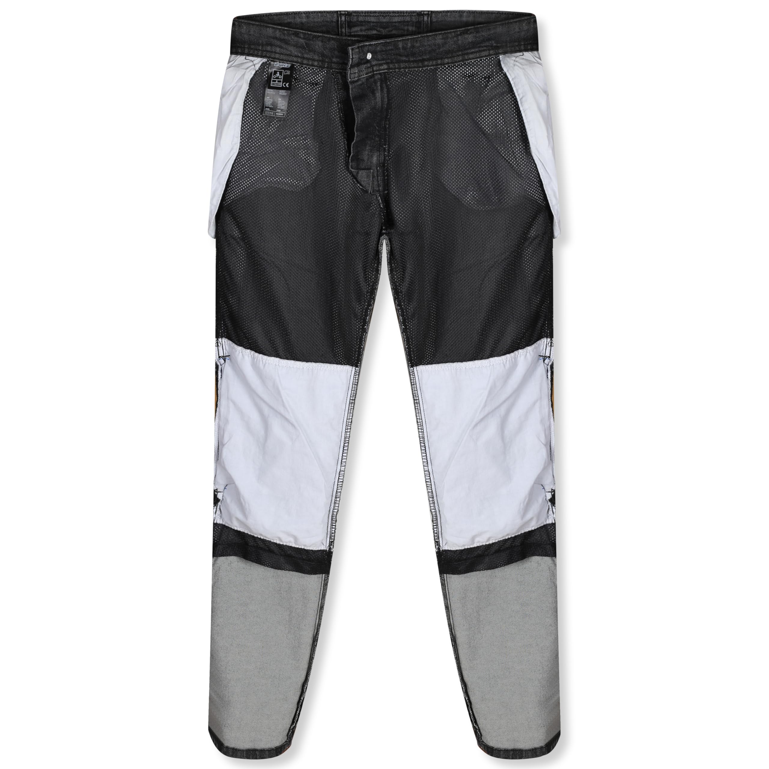 STORM Jeans da Moto Uomo Biker Rinforzato con Protezione CE Certificata Kevlar Pantaloni Motorcycle Eagle Denim con Armature