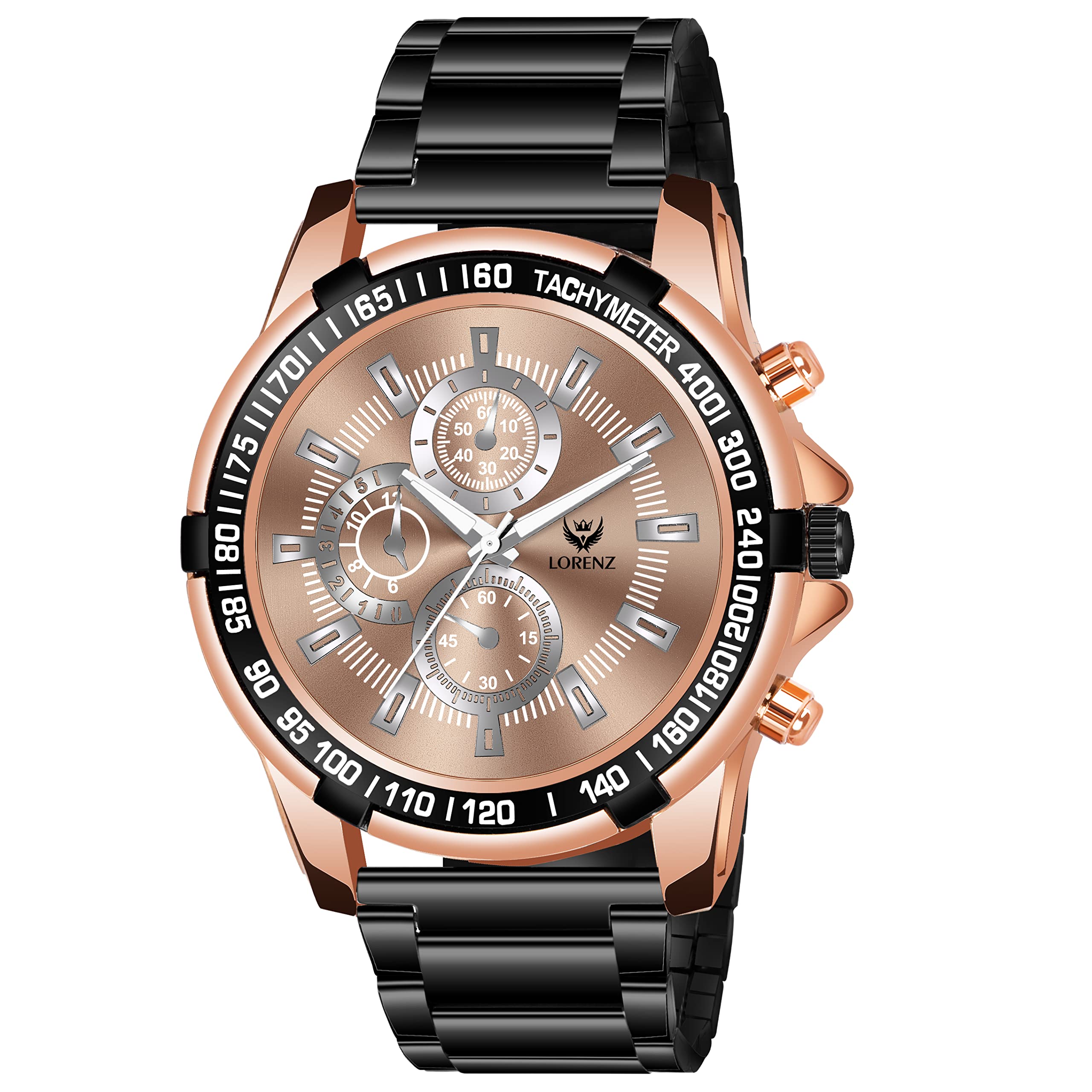 LORENZ Leather Strap Analog Watch for Men | MK-4039R (B0C2V1R375) Amazon Price History, Amazon Price Tracker