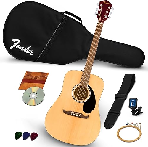 Miniatura 2 de Fender - Paquete de guitarra acústica tipo Dreadnought, con funda