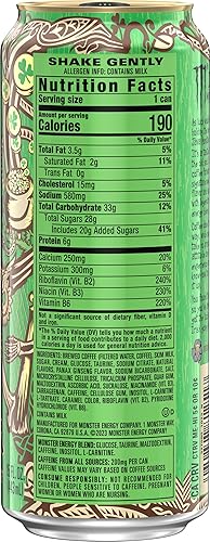 Vista 46 de Monster Energy - Café y bebida energética Java Café Latte, 15 onzas (paquete de 12)