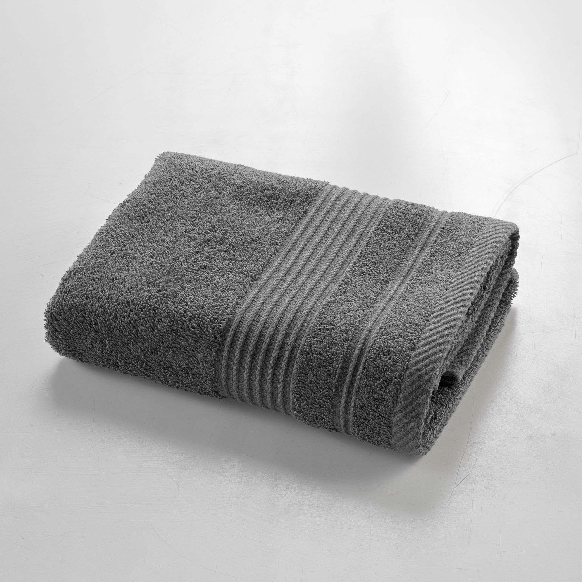 Douceur d'Intérieur Toilet Towel, Cotton, Anthracite, 50 x 90 cm, Charcoal