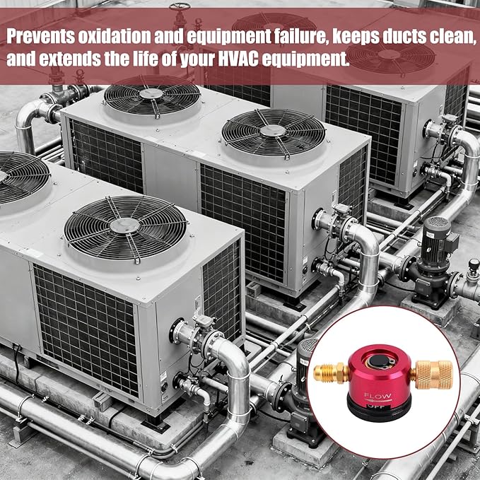 Herramienta de Purga de Nitrógeno para HVAC, Regulador de Latón miniatura 7