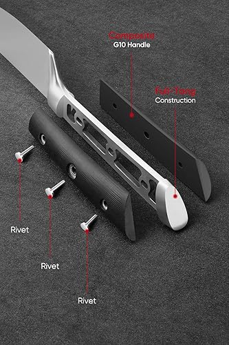 Miniatura 3 de Cuchillo de chef de 8 pulgadas, cuchillo de cocina súper afilado, acero inoxidable alemán, cuchillos de chef profesionales, mango ergonómico de