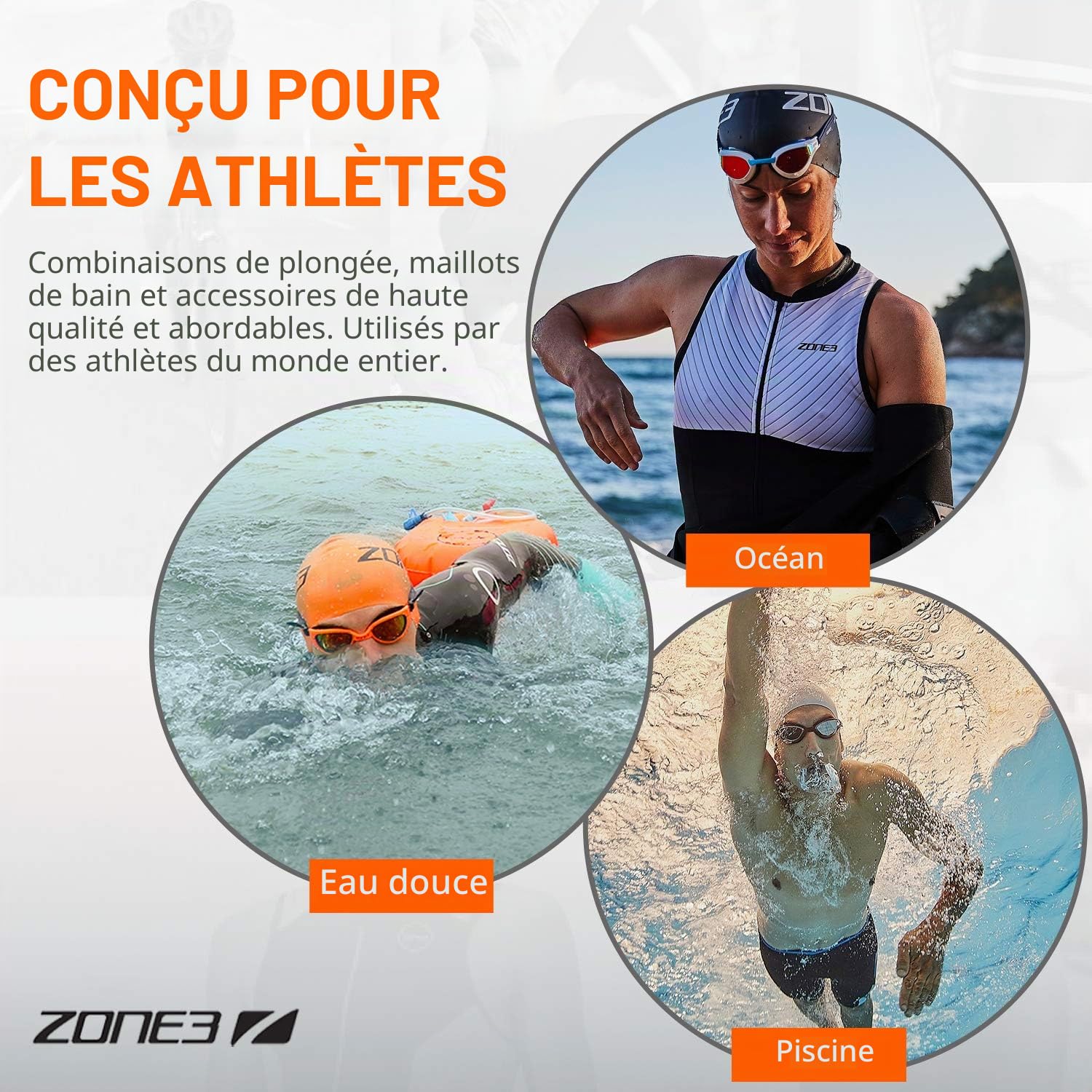 ZONE3 Vapour Lunettes de natation Mixte (lot de 1)