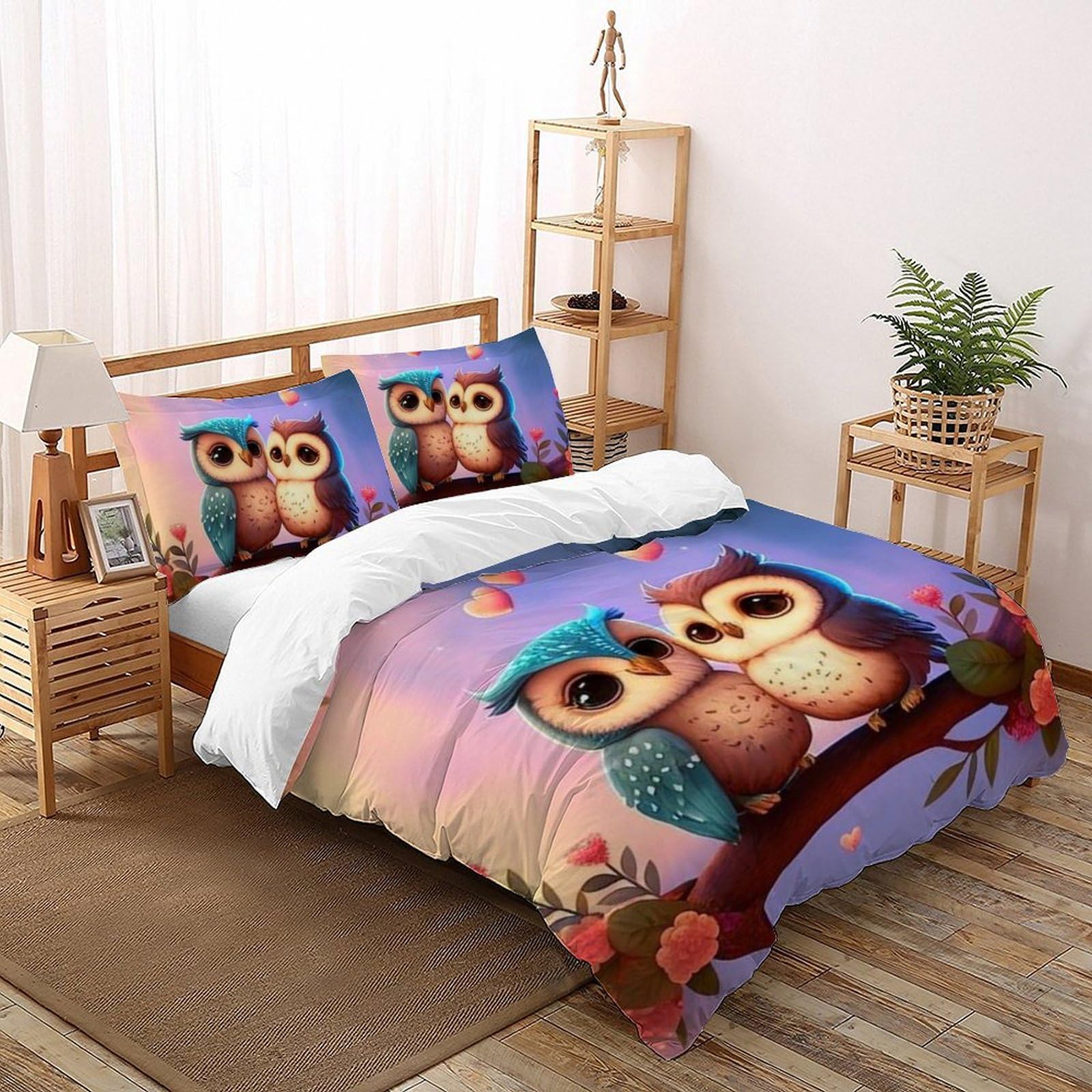 Housse de couette filles 200x200cm pour transformer une chambre d'enfant moderne