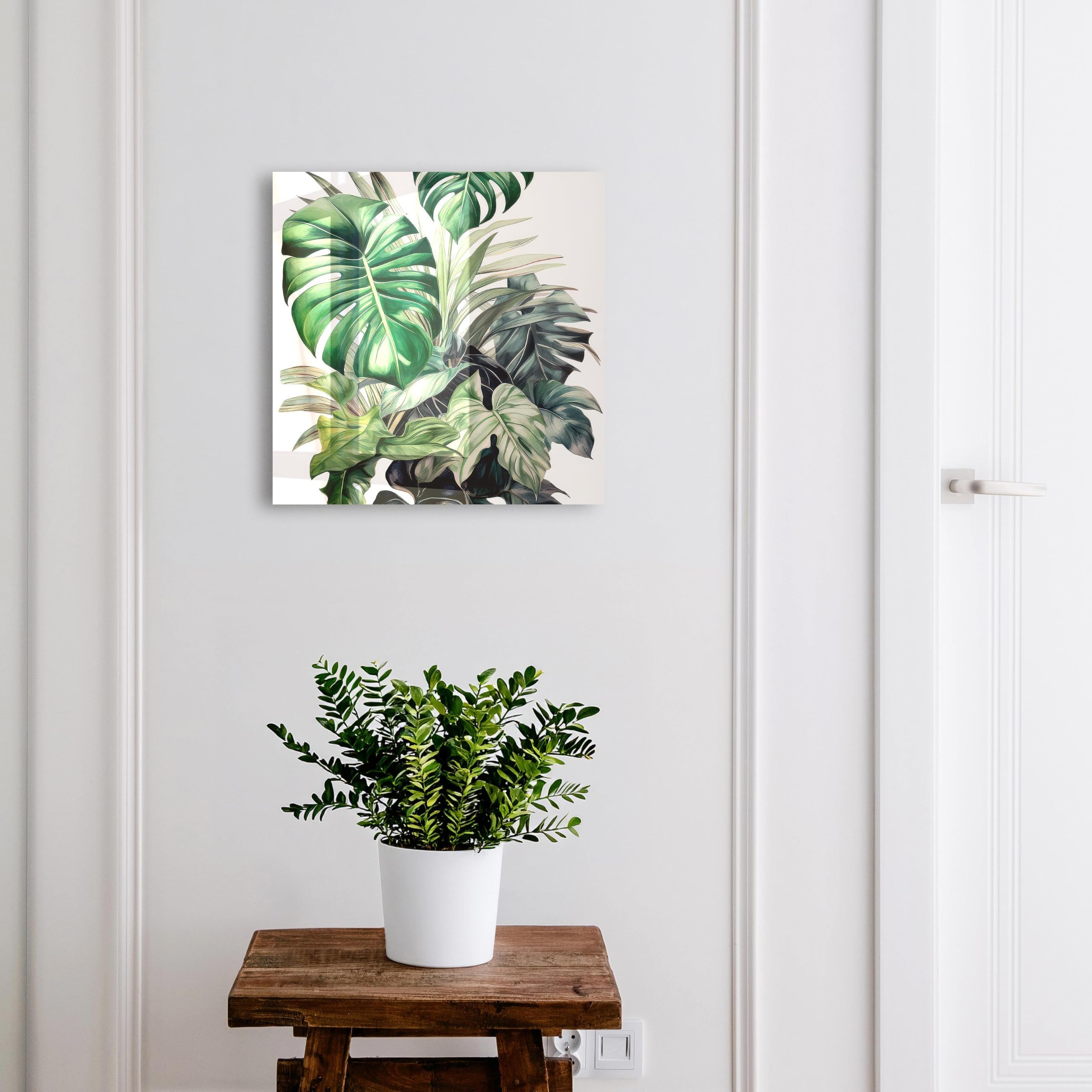 Tulup Armario de Llaves 30x30 cm | Blanco | Derecha | Montaje en Pared