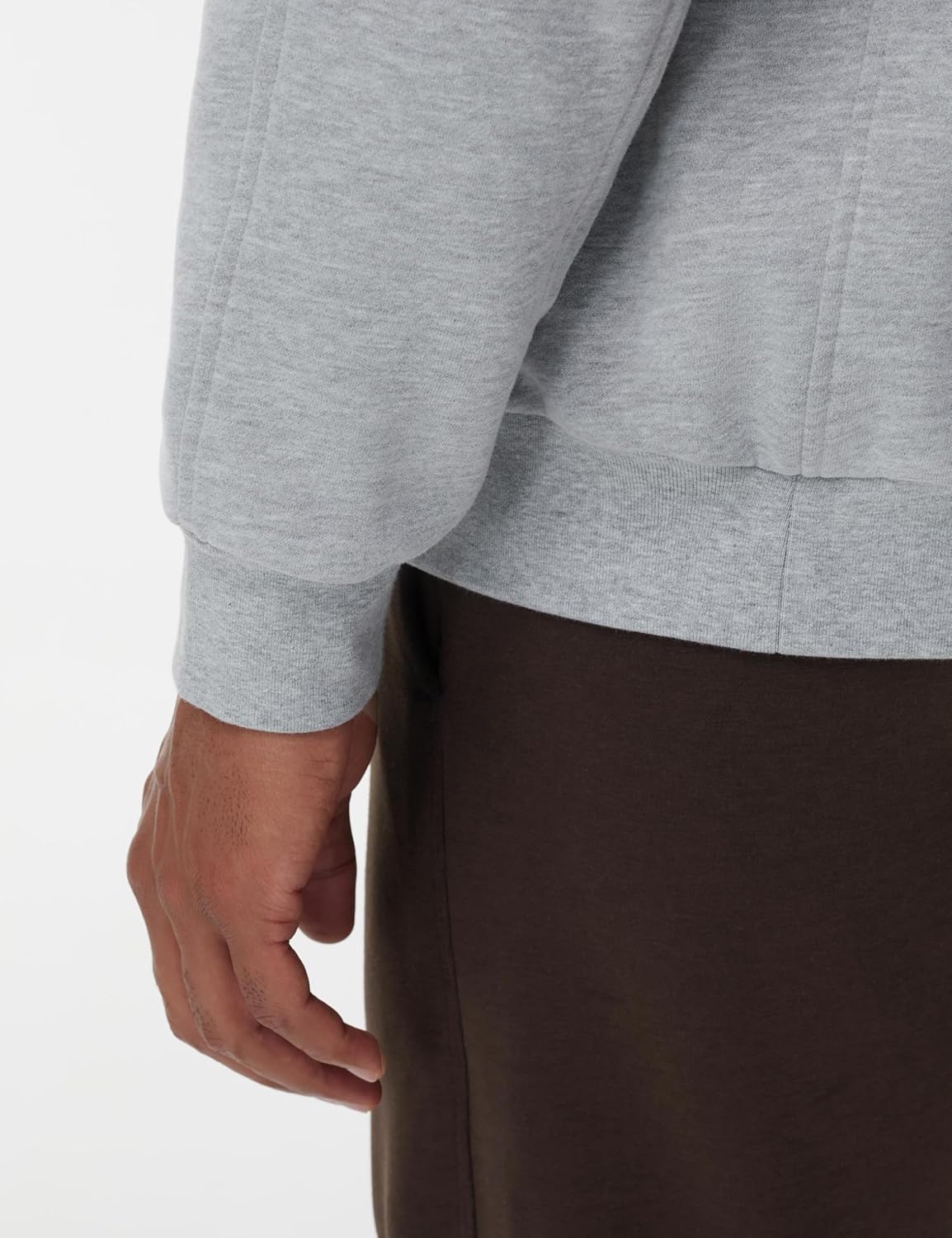 THE GYM PEOPLE Men's Half Zip Fleece Pullover Sweatshirts Midweight Mock Neck Workout Sweat Tops - Image 7