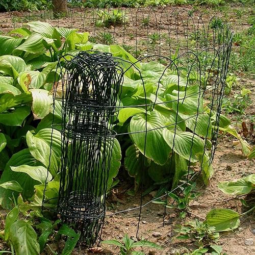 Miniatura 8 de MTB - Rollo de valla plegable con borde de jardín negro de 14 pulgadas por 20 pies con enrollado en la parte superior