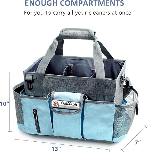 Miniatura 5 de Organizador de limpieza para proveedores de limpieza, con bolsillos para artículos esenciales de limpieza de la casa, organizador de limpieza, bolsa