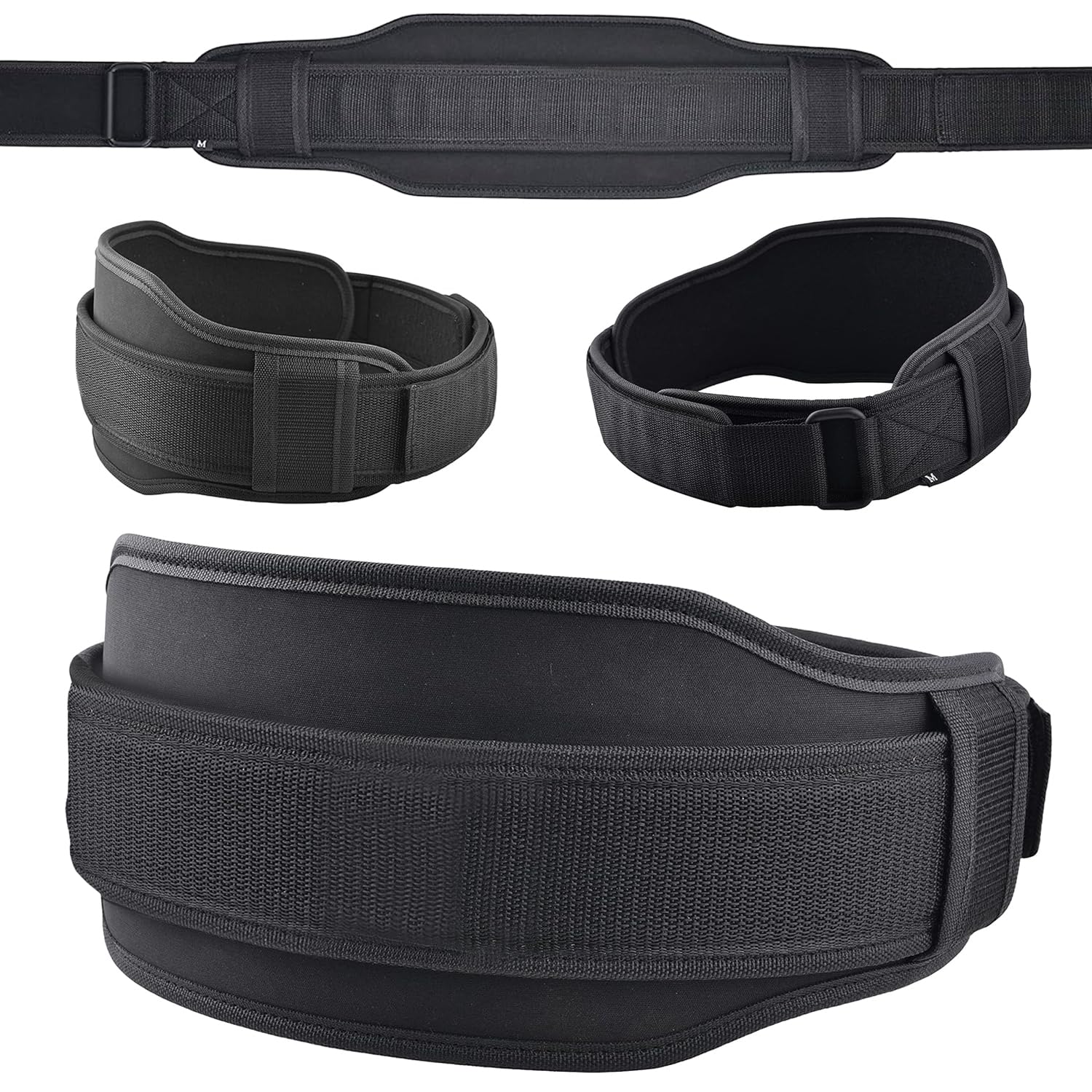 Weight Lifting Belt Gym Fitness Training Double Strength Neoprene 5.5 Bodybuilding Support Deadlifts Exercise Fitness Workout Powerlifting Training Gym Belts Men Women โ image 1