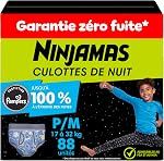 Pampers Ninjamas Nighttime Bedwetting Underwear Boys Size S/M (38-65 lbs) 88 Count (Packaging & Prints May Vary)