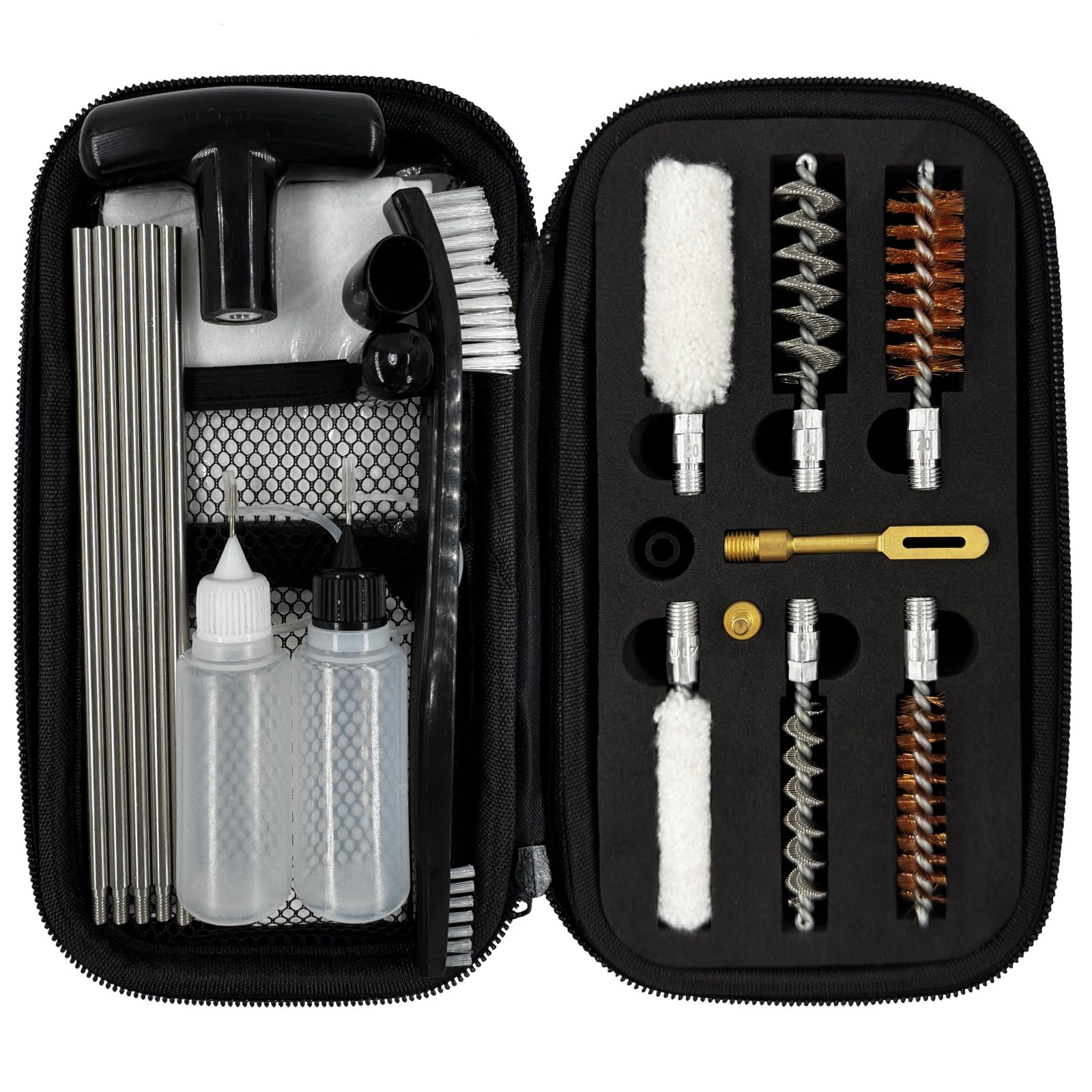 Shotgun Cleaning Kit for 20 410 Gauge, 30 Inch Stainless Steel Cleaning Rod (8-32 Thread) with Adaptor.