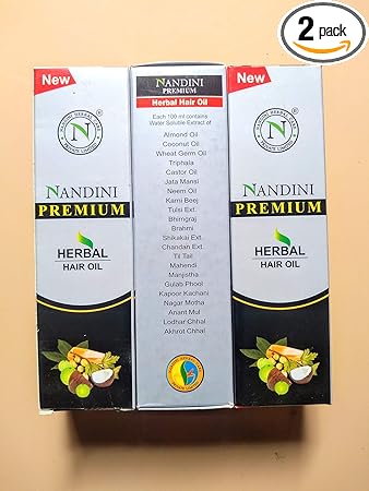 Nandini Premium Herbal Hair Oil, 100ml (Pack Of 2)