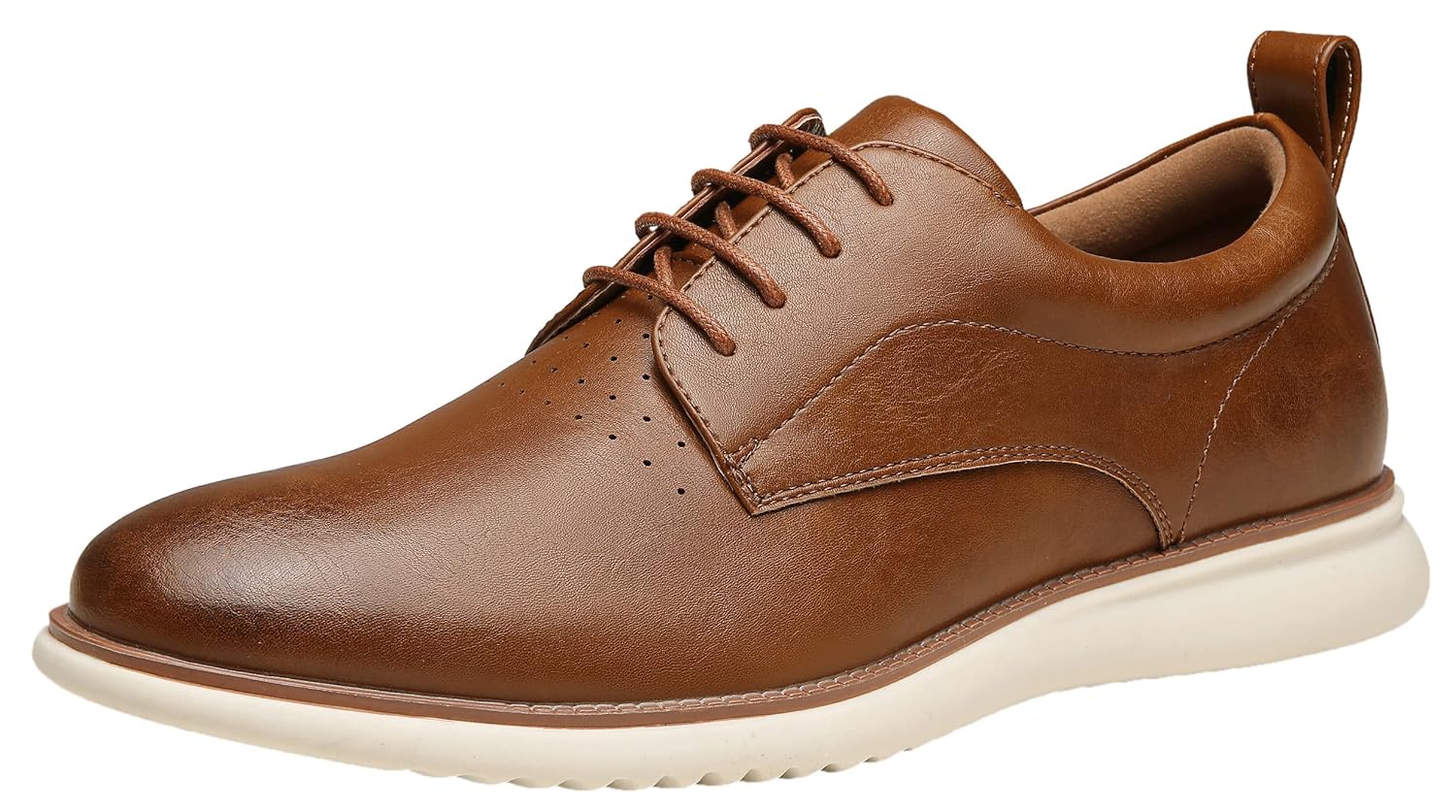 Jousen Mens Dress Shoes Oxfords Casual Retro Classic Comfortable Formal Derby Business Dress Shoes for Men